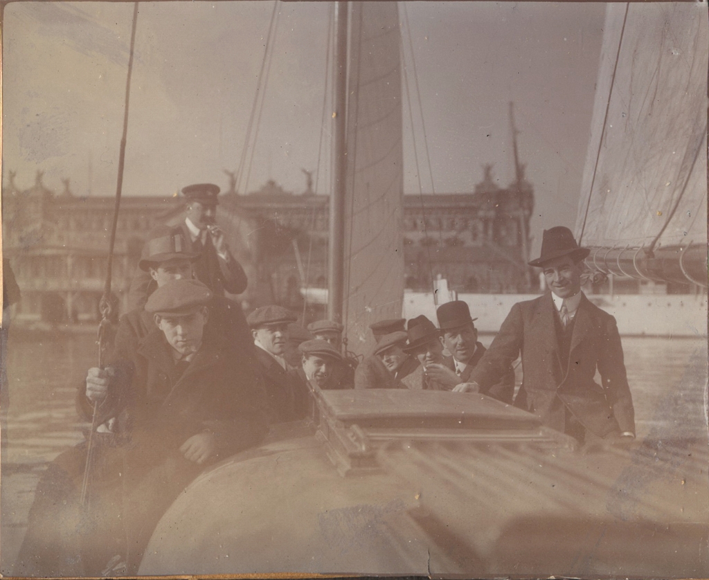 19100127 MICHAEL E.T.D. VLASTO SCRAPBOOK Football Tours, etc 35b.jpg